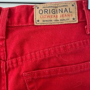 Red Vintage Liz Claiborne Jeans